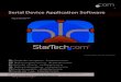 Serial Device Application Software - Serial Device Application Software *actual product may vary from