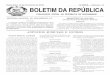 BR 14 2013 - portaldogoverno.gov.mz...A matéria a publicar no «Boletim da República» deve ser remetida em cópia devidamente autenticada, uma por cada assunto, donde conste, além