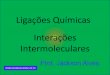 Ligações Químicas Interações Intermolecularesquimusicando.com.br/site/files/Q Inorg - Lig Q... · Ligações Químicas Prof. Jackson Alves Interações Intermoleculares . Ligações