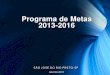 Programa de Metas 2013-2016€¦ · Programa de Metas 2013-2016 SÃO JOSÉ DO RIO PRETOSP- 1 Setembro/2013