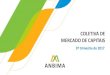 COLETIVA DE MERCADO DE CAPITAIS - ANBIMA · 2017. 10. 10. · Até 3º Trimestre/2016 •BNDES deve deixar de ser protagonista na composição do funding dos projetos – foco no