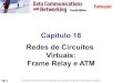 Capítulo 18 Redes de Circuitos Virtuais: Frame Relay e ATM · Frame Relay é uma rede de longa distância que utiliza circuitos virtuais, desenvolvida em resposta a demandas para