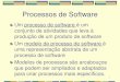 Processos de Software - USP · Processos de Software Um processo de software é um conjunto de atividades que leva à produção de um produto de software Um modelo de processo de