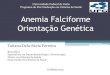 Anemia Falciforme Orientação Genética · PDF file hereditariedade . Anemia falciforme hereditariedade . Anemia falciforme traço falciforme AS TRAÇO FALCIFORME Heterozigoto Clinicamente