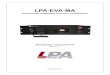 LPA-EVA-MAluis-lpa.ru/upload/iblock/487/LPA-EVA-MA_manual_rus_v1.2_20160425.pdf · Инструкция пользователя LPA-EVA- MA 4 1. Общая часть 1.1. Введение