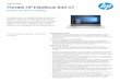 Por tátil HP EliteBook 840 G7 · processador opc iona l até Intel® Core™ de 6 núcleos de 10.ª geração com ... (64 bits) – a HP recomenda o Windows 10 Pro para empresas
