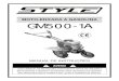 MOTO-ENXADA A GASOLINA GM500-1A · Este manual contém informação sobre o trabalho e manutenção da moto-enxada, baseada na informação mais recente disponível à altura da elaboração