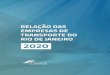 RELAÇÃO DAS EMPRESAS DE TRANSPORTE DO RIO DE …€¦ · Premium Real São Silvestre Tijuca Transurb Vila Isabel 8 Consórcio BRT CONSÓRCIO OPERACIONAL BRT CNPJ: 16.566.504/0001-03