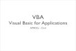 Visual Basic for Applicationsasilva/page14/page16/assets... · 2009. 10. 9. · Para facilitar o acesso às facilidades de gravação e edição de macros, será conveniente tornar