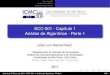 SCC-501 - Capítulo 1 Análise de Algoritmos - Parte 1wiki.icmc.usp.br/images/9/9d/SCC501Cap1.pdfAlgoritmo [2] Análise assintótica Taxas de crescimento SCC-501 - Capítulo 1 Análise