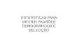 Faculdade de Ciências da Universidade do Porto ...D de Tajima (1989) Compara duas estimativas doCompara duas estimativas do θ(uma baseada no valor de(uma baseada no valor de πe
