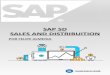SAP SD SALES AND DISTRIBUITION · PDF file módulo importante do SAP ERP, que consiste em processos de negócios necessários para vender, enviar e faturar um produto. O módulo é
