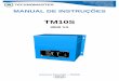 TM10S - Technomaster€¦ · alternada (CA) disponível no mercado, inclusive motores de indução. 3. OPERAÇÃO 3.1 Painel frontal 3.1.1 Leds de sinalização O TM10S possui um