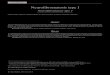 Neurofibromatosis type ISecure Site core.ac.uk/download/pdf/207591114.pdf128 Neurofibromatosis type I Neurofibromatose tipo I Flávia Souza Moraes¹, Weika Eulálio de Moura Santos²,