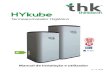 Manual HYkube Vr.1...A temperatura da água no termoacumulador pode ser regulada pelo controlador di misturadores de água quente e fria, etc. Para cumprir os regulamentos de segurança,