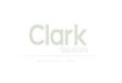 Brandbook Clark v4 WEB...Atributos da marca Criatividade Inovação Trabalhar com talento e dinamismo, explorando novos caminhos de forma singular e aberto ao aprendizado contínuo