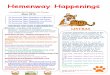 Hemenway Happenings - framingham.k12.ma.us · um tópico; bem como uma razão de apoio para apoiar a sua opinião. Alunos do jardim de infância Hemenway têm opiniões para compartilhar!