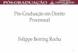 Pós-Graduação em Direito Processual Felippe Borring Rocha · 2020. 2. 29. · I - se, tratando-se de relação jurídica de trato continuado, sobreveio modificação no estado