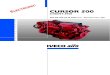T R O N I C CURSOR 500 - maesco.com · Diesel 4 tiempos - Tipo de inyección Inyector bomba Cylinders number and arrangement 1) - Aspiration 2) Numero cilindri e disposizione 1) -