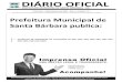 PREFEITURA MUNICIPAL DE SANTA BÁRBARA - BApmsantabarbara.transparenciaoficialba.com.br/arquivos/...ÁRIO OFICIAL PREFEITURA MUNICIPAL DE SANTA BÁRBARA- BA - BA Terça-feira 18 de