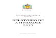 RELATÓRIO DE ATIVIDADES³rio_Atividades... · RELATÓRIO DE ATIVIDADES 2015 Florianópolis, janeiro de 2016. 2 Universidade Federal de Santa Catarina Secretaria de Cultura REITORA