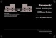 Manual de Instruções - Panasonicantes de conectar, operar ou ajustar o aparelho. Guarde este manual para uma futura consulta. Manual de Instruções CD Stereo System modelo: SC-MAX200LBK