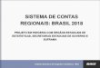SISTEMA DE CONTAS REGIONAIS: BRASIL 2018...Dia 06/11: Sistema de Contas Nacionais: Brasil 2018. Hoje: Sistema de Contas Regionais: Brasil 2018. Dia 03/12: Sistema de Contas Nacionais