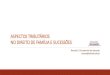 ASPECTOS TRIBUTÁRIOS NO DIREITO DE FAMÍLIA E SUCESSÕES · 2019. 10. 11. · ITCMD na Partilha de Bens Legislação aplicável São Paulo: Lei 10.705/2000 (alterada pela Lei 10.992/2001)