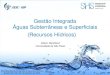 Gestão Integrada Águas Subterrâneas e Superficiais (Recursos Hídricos) · 2014. 10. 1. · Workshop Gestão Integrada de Recursos Hídricos Brasília-DF, 25 e 26 de setembro de