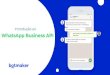 WhatsApp Business API · WhatsApp Business API HSM Templates Messages Caso deseja iniciar uma conversa com um usuário novo, que não enviou uma mensagem no período de 24 horas ou