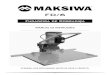 Furadeira de Dobradiça - Maksiwa · A Furadeira de Dobradiças FD/6 MAKSIWA foi desenvolvida de forma a proporcionar a máxima segurança ao operador, sem que sua operacionalidade
