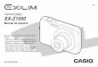 Câmera Digital EX-Z1050 - Home | CASIOUtilize [W] e [X] para seleccionar a definição desejada (ano, mês, dia, hora, minutos) e então utilize [S] e [T] para alterar a definição