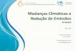 Mudanças Climáticas e Redução de Emissões · 2019. 4. 3. · Cinzas do vulcão Puyehue cobrindo a cidade de San Martin de los Andes (Argentina) ... Nuvem de cinzas do vulcão