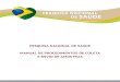 PESQUISA NACIONAL DE SAأڑDE MANUAL DE PROCEDIMENTOS DE COLETA E ENVIO DE svs.aids.gov.br/.../manual-de-coleta-
