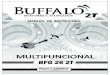 BFG 26 2T - Buffalo...MULTIFUNCIONAL BFG 26 2T 1 Obrigado por adquirir uma Multifuncional BUFFALO. Introdução Leia atentamente este manual de instruções antes de colocar em funcionamento
