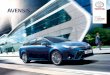 AVENSIS - Toyota PT Toyota... · 2017. 5. 30. · Touring Sports. A bagageira espaçosa do Avensis tem uma capacidade de 509 litros, que pode aumentar para 543 litros no generoso
