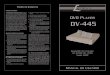 DV-441 new h - Koerichconteudos.koerich.com.br/PDF/3383700.pdfDVD PLAYER DV-Reproduz DVD · VCD · CD de áudio · AVI · CD±R/RW · MP3 · CD JPEG Karaokê · USB/RIP MANUAL DO USUÁRIO