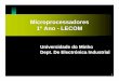 Microprocessadores 1º Ano - LECOMalibaba.dei.uminho.pt/~csilva/micc/download/A9-MIC.pdf · 2010. 2. 24. · Temporizadores / Contadores • Considerações práticas: 9Timer 0 está