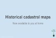 Historical cadastral maps · 2018. 9. 5. · Historical cadastral map series— Queensland Collection of digitised maps over Queensland at various scales 1841—2005, including cadastral