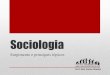 Sociologia · 2014. 10. 27. · Conceito •Podemos entender a sociologia, de modo geral, como a área de estudo que se dedica a entender o comportamento humano em sociedade. •São