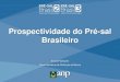Prospectividade do Pré-sal Brasileiro · 2017. 8. 17. · O Pré-Sal é a maior descoberta petrolífera mundial dos últimos cinquenta anos; A província do Pré-Sal é caracterizada