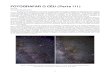 FOTOGRAFAR O CÉU (Parte III)Figura 2- Nebulosa do Orionte (M 42). Telescópio Schmidt-Cassegrain Celestron 350 mm f/11 (redutor /corrector f/7). Filme Kodak Echtachrome E200. Exposições