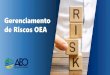 Apresentação do PowerPoint - Governo do Brasil...2020/05/22  · 2.5. Gerenciamento de riscos aduaneiros OBJETIVO: Identificar, analisar, avaliar, priorizar, tratar e monitorar eventos