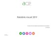 Relatório Anual 2019 - ACIP · 2020. 8. 1. · Rev. 029.04 Data:16/06/2020 3 1.Nota Introdutória O relatório anual de 2019 apresenta e compara os resultados obtidos nos diferentes