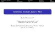 Aritmética modular, Euler e RSAmatematica-discreta.zohosites.com/files/ITN.pdfConjuntos e Funções ATF Racionais Modulares RSA Aritmética modular, Euler e RSA Carlos Florentino