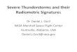 Severe Thunderstorms and their Radiometric Signatures€¦ · Transferência de Microondas Passiva Radiativo Many instruments use window channels ~ 10, 19, 37, 85 GHz Muitos instrumentos