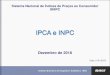IPCA e INPC · PDF file 2019. 1. 11. · IPCA –Serviços - mês Item Variação (%) Item Variação (%) Novembro Dezembro Novembro Dezembro IPCA -0,21 0,15 Psicólogo 0,13 0,55 Serviços