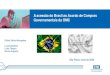 A acessão do Brasil ao Acordo de Compras Governamentais …...Estrutura da apresentação 1. Introdução 2. Relevância da discussão 3. O Acordo de Compras Governamentais (ACG)