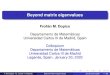 Froilán M. Dopico · 2020. 2. 7. · Beyond matrix eigenvaluesFroilán M. Dopico Departamento de Matemáticas Universidad Carlos III de Madrid, Spain Colloquium Departamento de Matemáticas