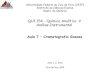 QUI 154 Química Analítica V Análise Instrumental